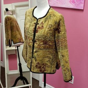 KAMARA 💛🧡💛 Elephant Print Yellow/Gold Jacket Coat